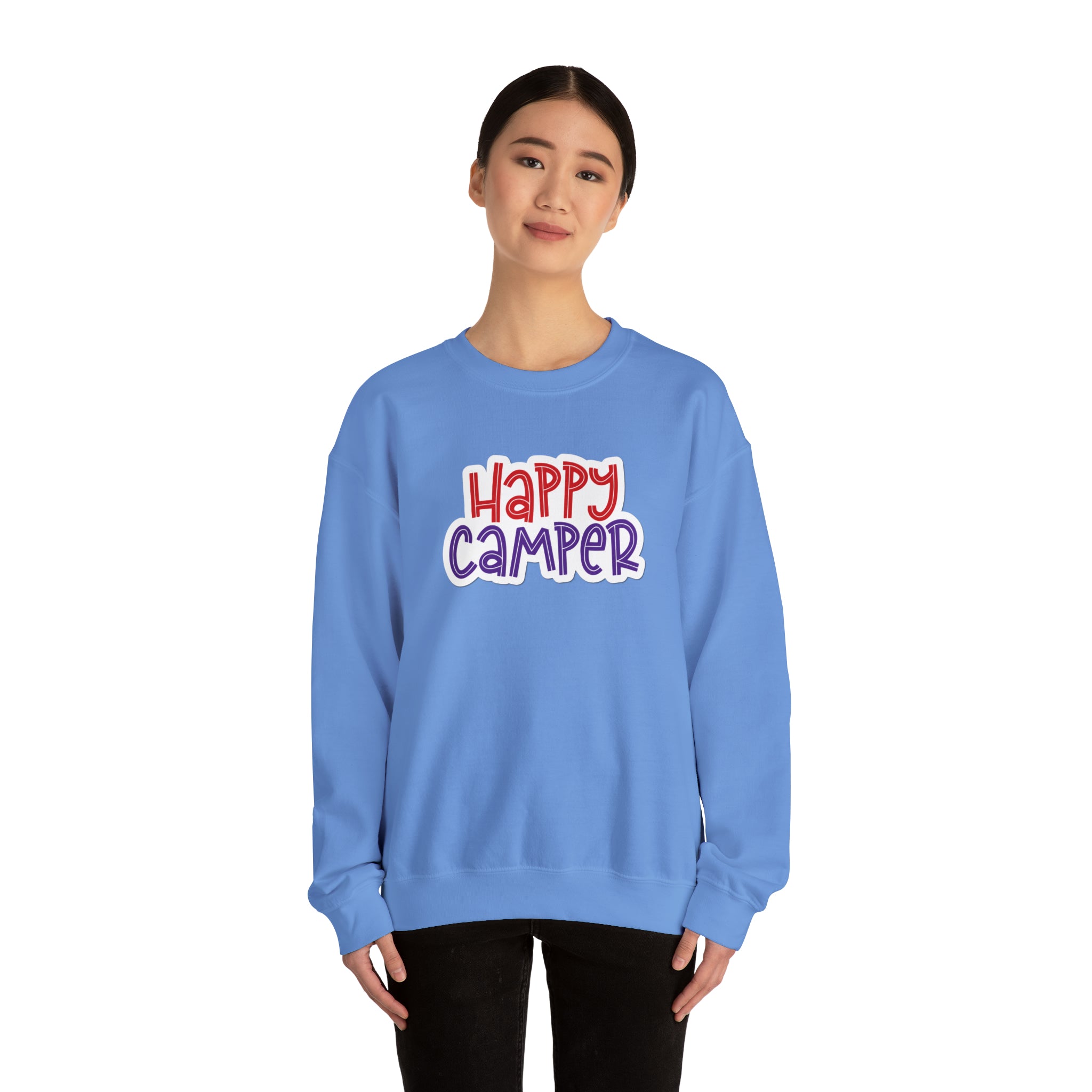 Happy Camper Unisex Heavy Blend™ Crewneck Sweatshirt
