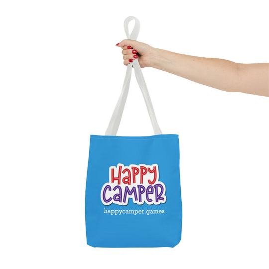 Happy Camper Tote Bag | Camp Vibe, Gift for Travelers, Summer Fun, Casual Outings, Eco-Friendly Shopping