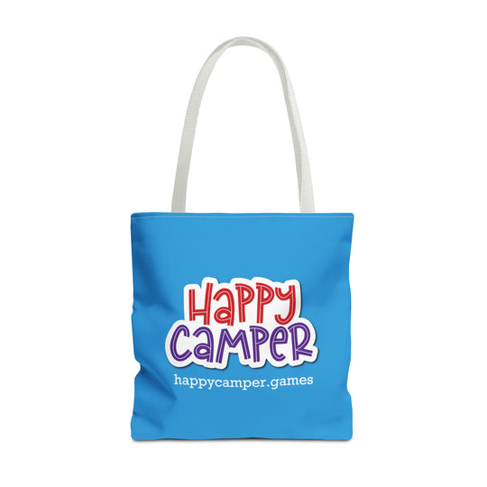 Happy Camper Tote Bag | Camp Vibe, Gift for Travelers, Summer Fun, Casual Outings, Eco-Friendly Shopping