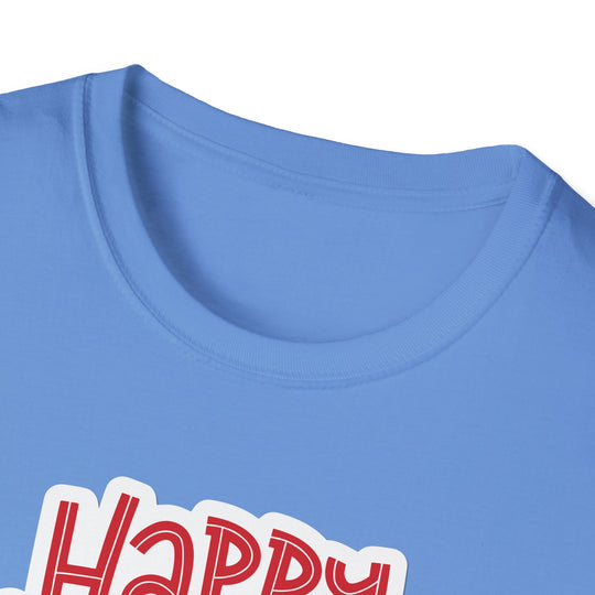Happy Camper Unisex T-Shirt, Fun Summer Shirt, Family Camping Tee, Outdoor Adventure Apparel, Gift for Campers