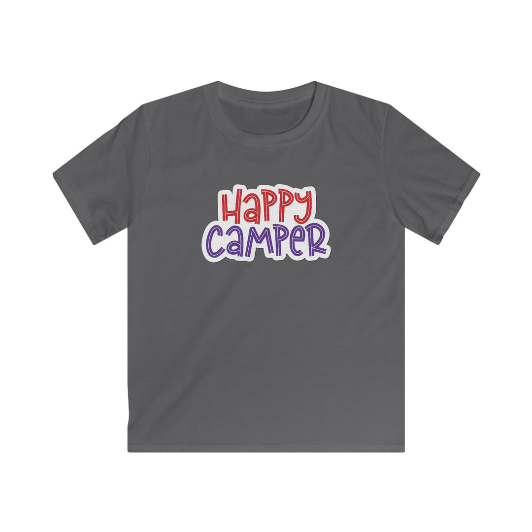 Happy Camper Kids Softstyle Tee
