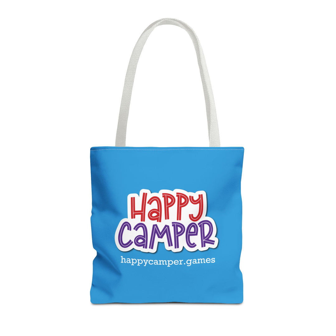 Happy Camper Tote Bag | Camp Vibe, Gift for Travelers, Summer Fun, Casual Outings, Eco-Friendly Shopping