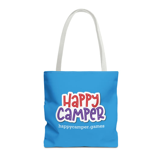 Happy Camper Tote Bag | Camp Vibe, Gift for Travelers, Summer Fun, Casual Outings, Eco-Friendly Shopping