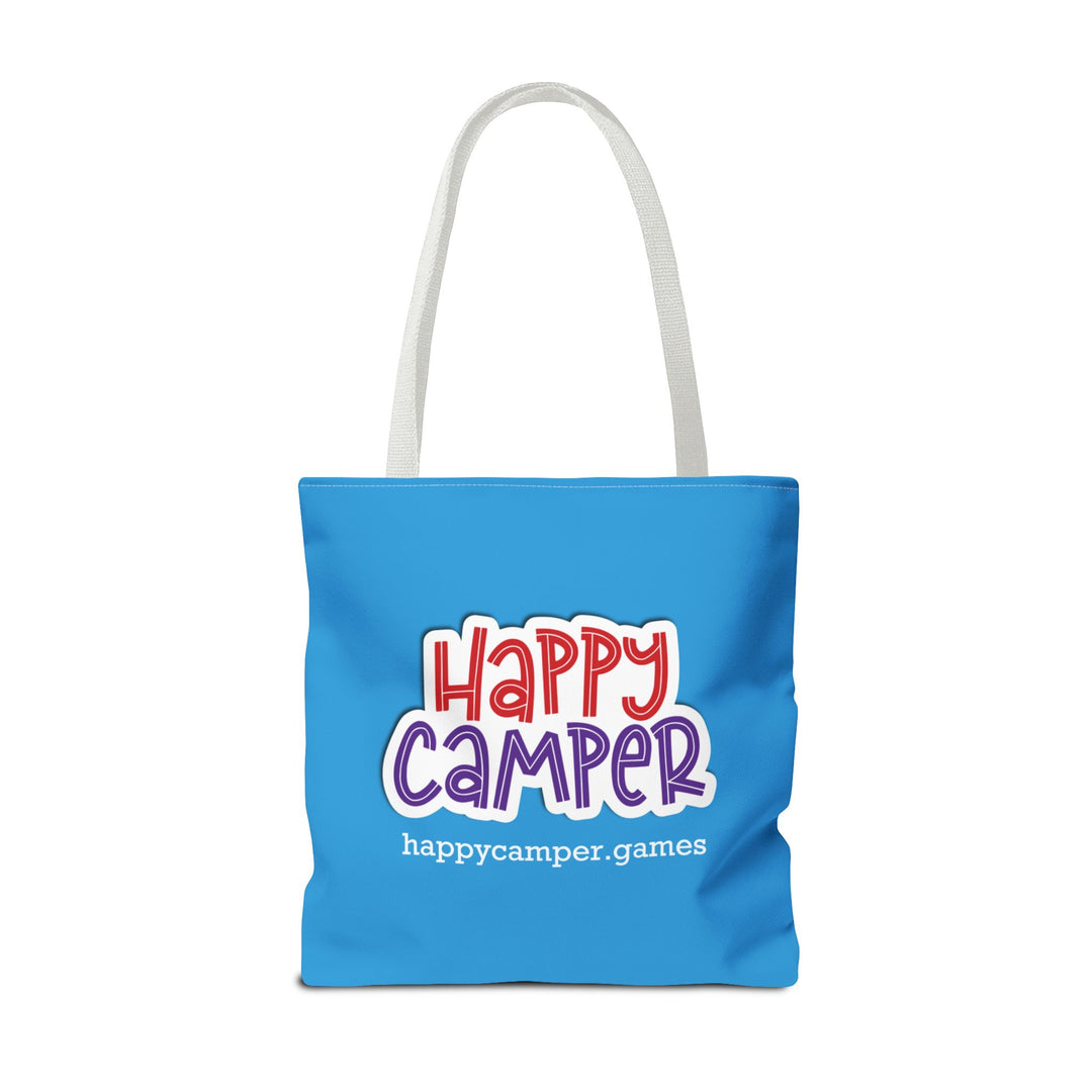Happy Camper Tote Bag | Camp Vibe, Gift for Travelers, Summer Fun, Casual Outings, Eco-Friendly Shopping