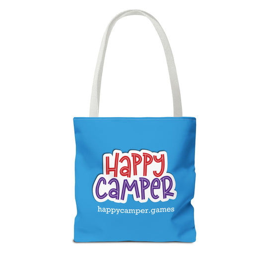 Happy Camper Tote Bag | Camp Vibe, Gift for Travelers, Summer Fun, Casual Outings, Eco-Friendly Shopping