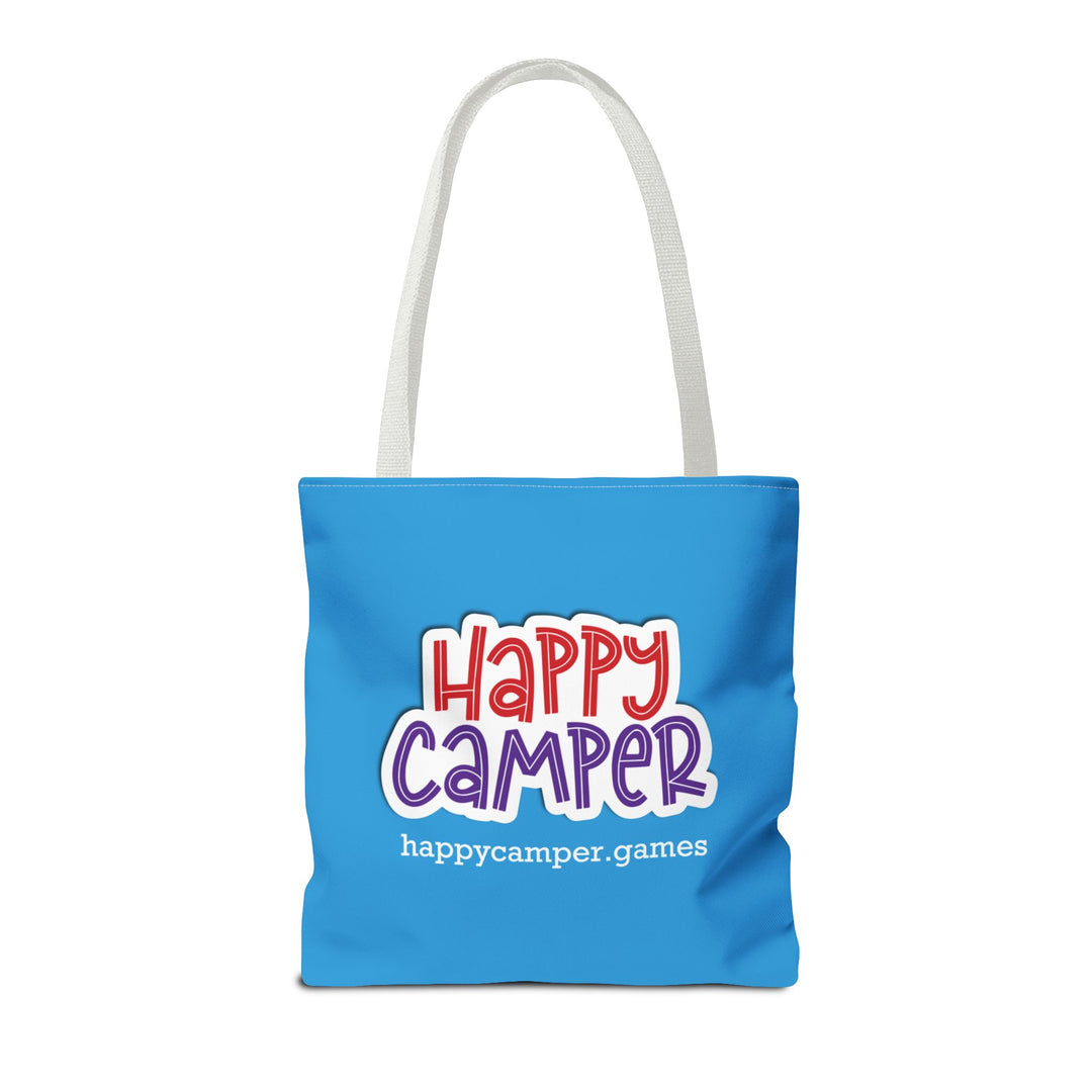 Happy Camper Tote Bag | Camp Vibe, Gift for Travelers, Summer Fun, Casual Outings, Eco-Friendly Shopping