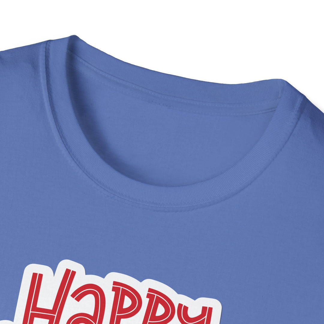 Happy Camper Unisex T-Shirt, Fun Summer Shirt, Family Camping Tee, Outdoor Adventure Apparel, Gift for Campers