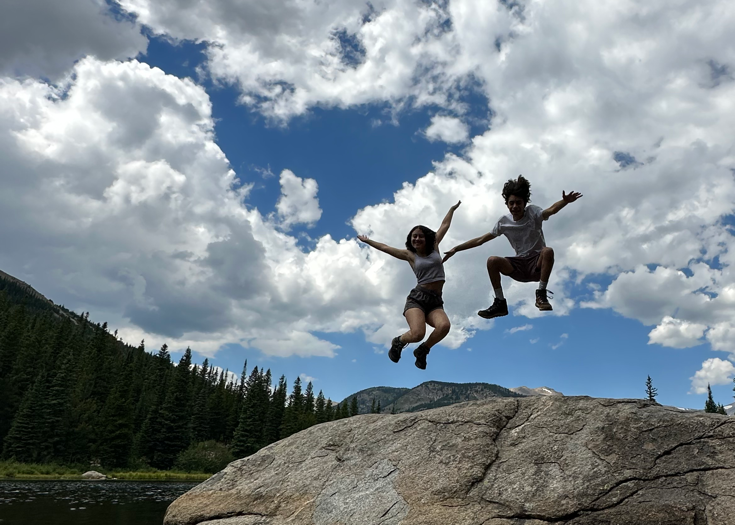 Happy Camper Kids Jumping